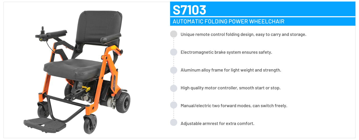 Solax S7103 power wheelchair