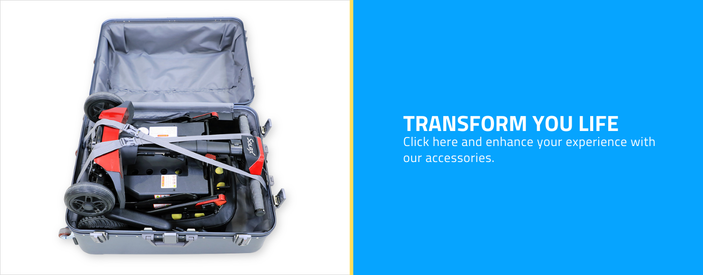 Check our mobility scooter and power wheelchair accessories 